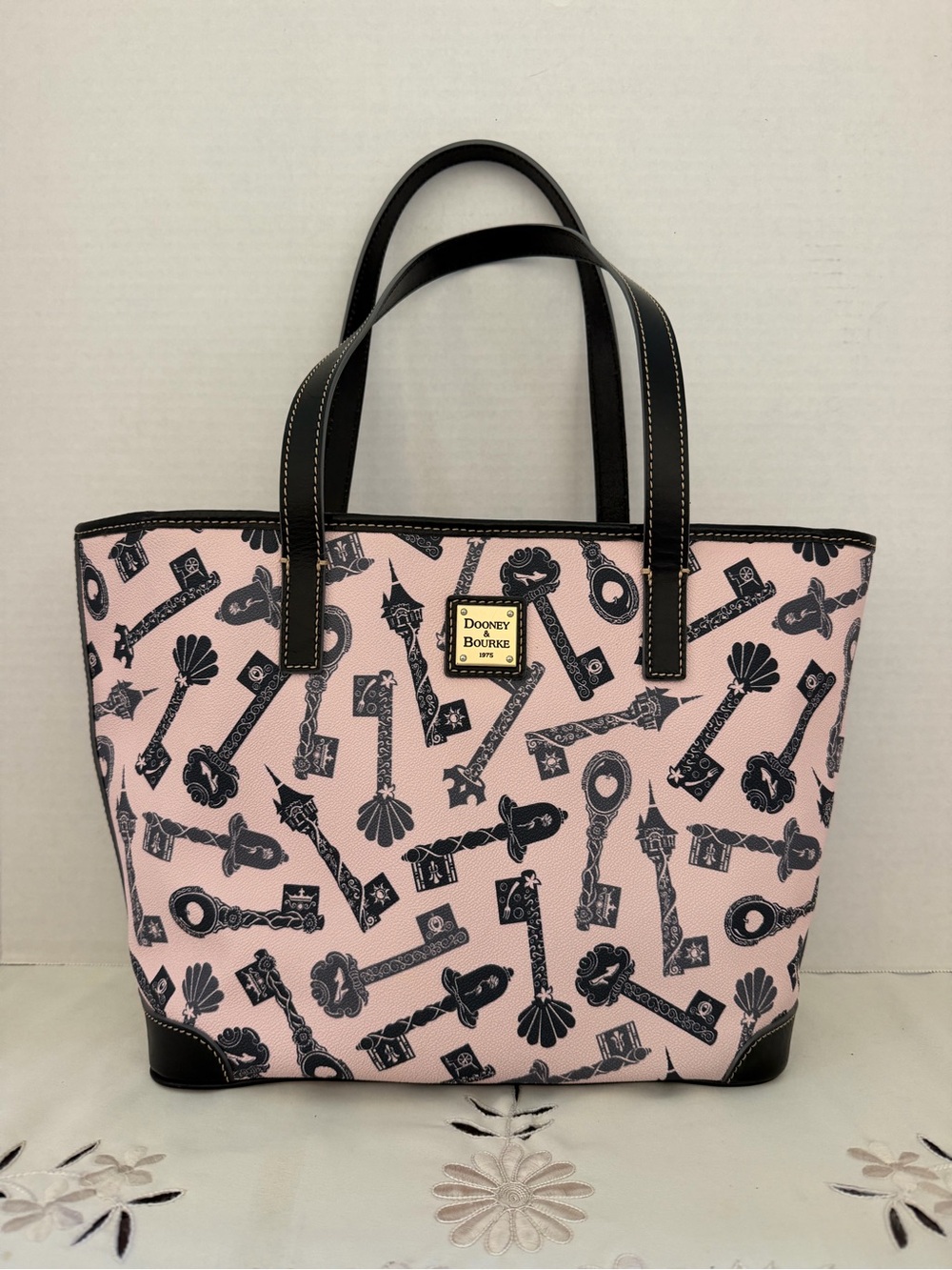 Dooney & Bourke Disney Parks Princess Keys Leather Tote